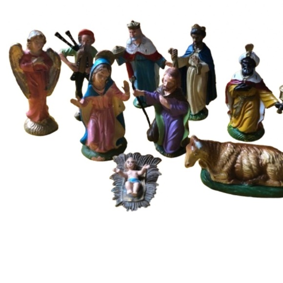 Other - Vintage Italian Collectible Nativity Figurine Set